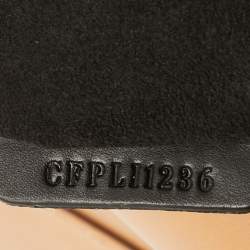 مملوكة مسبقًا Burberry Tan/Beige Leather and Hypermarket Coated Canvas Studded Bridle Bag