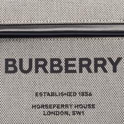 Burberry Grey/Black Canvas and Leather Small Olympia Bumbag
