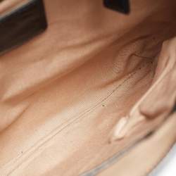 مملوكة مسبقًا Burberry Black/Beige Supernova Check PVC and Patent Leather Dryden Crossbody Bag