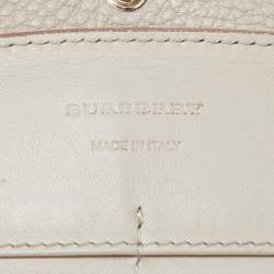 Burberry Beige Leather Bow Continental Wallet