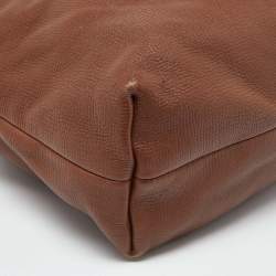 مملوكة مسبقًا حقيبة كروس بربري ليتل كراش كانفاس وجلد بني/بيجإحتكاكات