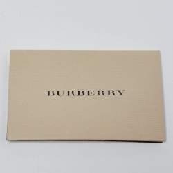 Pre Owned Burberry Beige/Blue Nova Check PVC and Patent Leather Shopper Tote