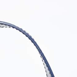 Pre Owned Burberry Beige/Blue Nova Check PVC and Patent Leather Shopper Tote