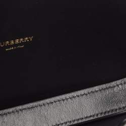 Burberry Bronze Leather Studded Olympia Clutch