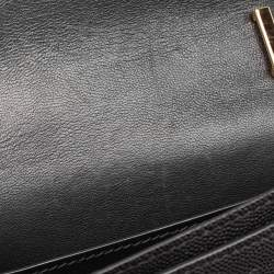 Pre Owned حقيبة كتف بربري ميني TB جلد أسود