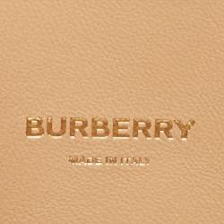Burberry Beige Satin Studded Olympia Clutch