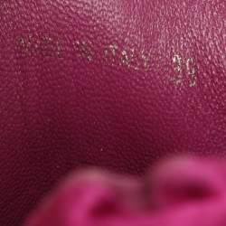Burberry Pink Mesh and Satin Peep Toe Lace Up Booties Size 39