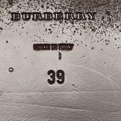 مملوكة مسبقًا صندل فلات بربري بيثاني جلد بني كونياك سير كاحل مقاس 38