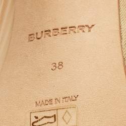 Burberry Beige Lace Sock Boots Size 38