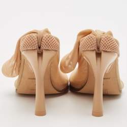 Burberry Beige Lace Sock Boots Size 38