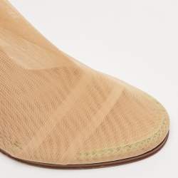 Burberry Beige Lace Sock Boots Size 38