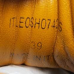 Pre Owned Burberry Multicolor Leather And Mesh Lace Up Sneakers Size 39