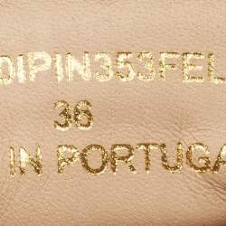 Pre Owned Burberry Beige Nova Check Canvas and Leather Low Top Sneakers Size 36