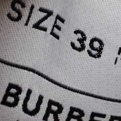 Pre Owned Burberry Black Nylon and Rubber Arthur Sneakers Size 39