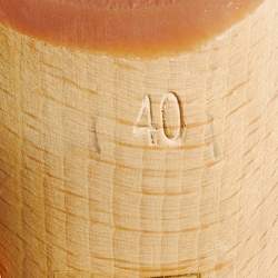 Pre Owned Burberry Beige/Light Blue PVC and Leather Mules Size 40