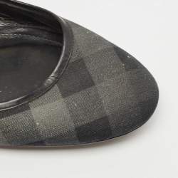 مملوكة مسبقًا Burberry Beige/Black Canvas House Check Ballet Flats Size 40