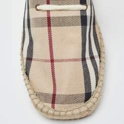 مملوكة مسبقًا صندل بربري سيور متعاكسة كعب روكي إسبادريل جلد بني مقاس 39