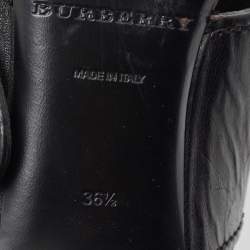 Burberry Two Tone Leather Slingback Sandals Size 36.5