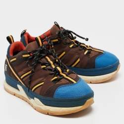Burberry Multicolor Canvas Low Top Sneakers Size 39