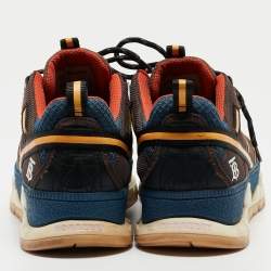 Burberry Multicolor Canvas Low Top Sneakers Size 39