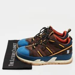 Burberry Multicolor Canvas Low Top Sneakers Size 39
