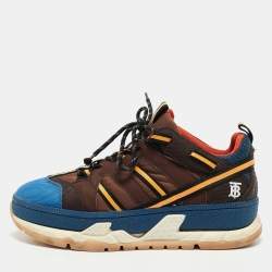 Burberry Multicolor Canvas Low Top Sneakers Size 39