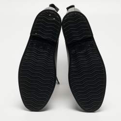 Pre Owned Burberry Black Rubber Rain Boots Size 36 