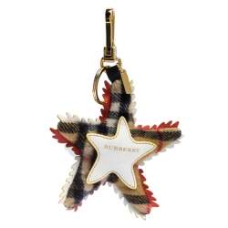 مملوكة مسبقًا Burberry Multicolor Wool and Leather Starfish Bag Charm  