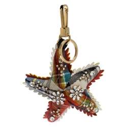 مملوكة مسبقًا Burberry Multicolor Wool and Leather Starfish Bag Charm  