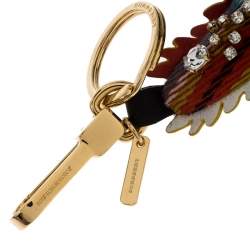 مملوكة مسبقًا Burberry Multicolor Wool and Leather Starfish Bag Charm  
