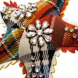 مملوكة مسبقًا Burberry Multicolor Wool and Leather Starfish Bag Charm  