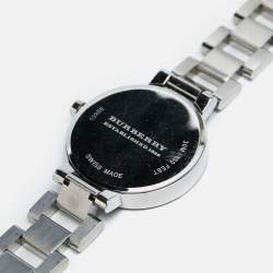 Burberry Silver Stainless Steel Heritage BU1181 Women's Wristwatch 33 mm