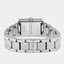 Burberry Silver Stainless Steel Heritage BU1170 Women's Wristwatch 19 mm