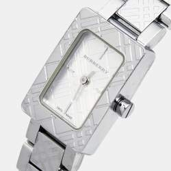 Burberry Silver Stainless Steel Heritage BU1170 Women's Wristwatch 19 mm