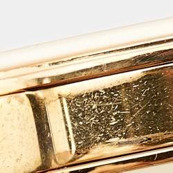 مملوكة مسبقًا ساعة يد نسائية بربري ذا سيتي BU9109 شامبين روز غولد مطلي ستانلس ستيل جلد 34 مم