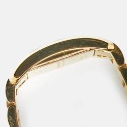 مملوكة مسبقًا Burberry BU1093 Champagne Dial Gold Tone Stainless Steel Women's Wristwatch 19.70 mm