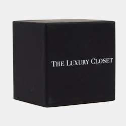 Pre Owned Burberry The City BU9017 Champagne Dial Gold Plated Stainless Steel Canvas Leather Women's Wristwatch 38 mm