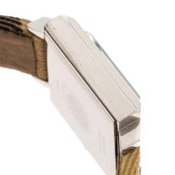 Burberry White Stainless Steel Nova Check BU2016 Women's Wristwatch 26 MM
