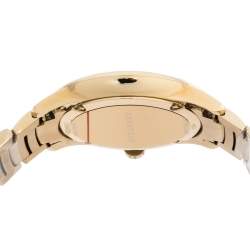 Pre Owned Burberry Gold Plated Steel BU10006 The Classic Round Gold Mantel Women's Wristwatch 40 mm