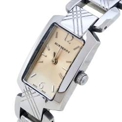 Burberry Champagne Stainless Steel Signature BU4212 Women's Wristwatch 18MM