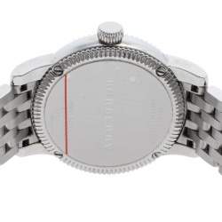 Pre Owned Burberry White Stainless Steel The Utilitarian BU7856 Women's Wristwatch 30 MM