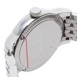 Pre Owned Burberry White Stainless Steel The Utilitarian BU7856 Women's Wristwatch 30 MM