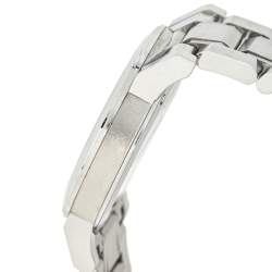 Pre Owned Burberry Silver Stainless Steel BU9100 Women's Wristwatch 34 mm
