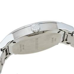 Pre Owned Burberry Black Stainless Steel The City BU9001 Unisex Wristwatch 38 mm