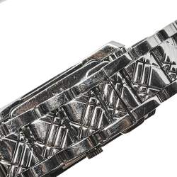 Pre Owned ساعة يد نسائية بربري بي يو1090 كوارتز ستانلس ستيل فضية 25 مم