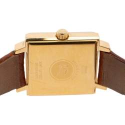Pre Owned Burberry Silver Gold Plated Stainless Steel BU2008 Women's Wristwatch 25 mm