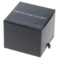 Pre Owned Burberry Black Stainless Steel Calfskin Heritage Nova BU1009 Women's Wristwatch 18 mm