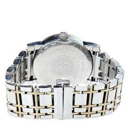 Burberry Silver Two Tone Stainless Steel Heritage BU1359 Women's Wristwatch 28 mm