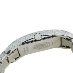 Pre Owned Burberry Silver Stainless Steel BU1056 Women's Wristwatch 25 mm
