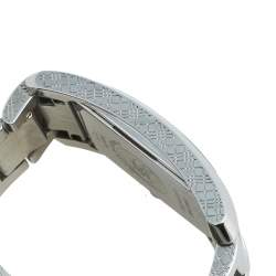 Pre Owned Burberry Silver Stainless Steel BU1056 Women's Wristwatch 25 mm